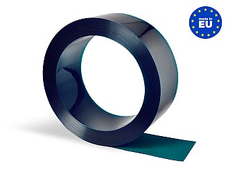 Rollo Lama PVC Flexible (50 metros lineales) 300x2mm Color Transparente Verde