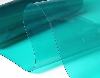 Rollo Film PVC Flexible (20 metros lineales) 1400mmx600micras Color Transparente Rojo