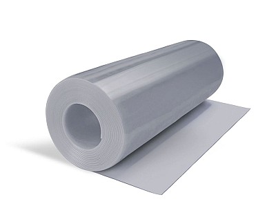 Rollo PVC Flexible (20 metros lineales) 1200x5mm Color Opaco Gris RAL 7001